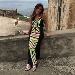 Michael Korea’s Neon Maxi dress